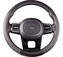 Оплетка SKYWAY Combo-6 M Черно/серая экокожа S01102291