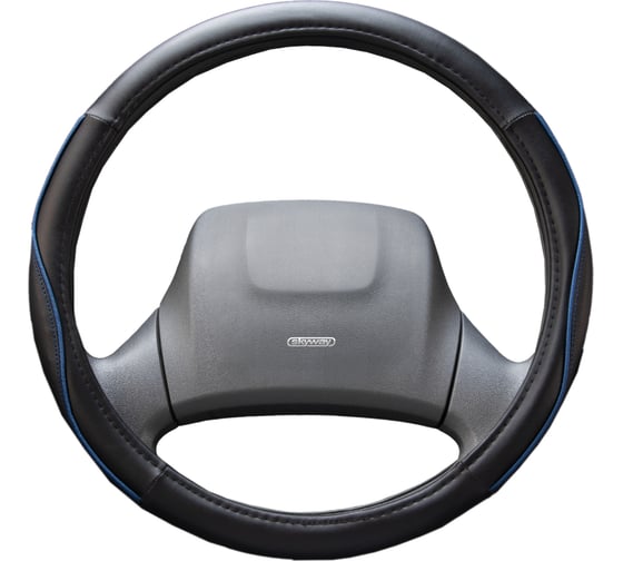 Оплетка SKYWAY Combo-7 L Черно/синяя экокожа S01102305 1