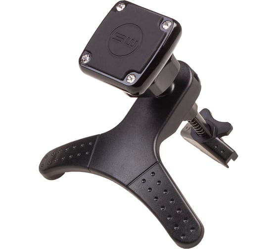 Магнитный держатель телефона на дефлектор SKYWAY короткая ножка, черный S00301030 1