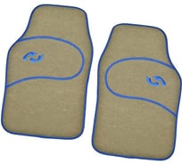 Коврик для салона SKYWAY Arctic-2 2пр. текстильный, бежевый TS8003S-2F BE/S01701007