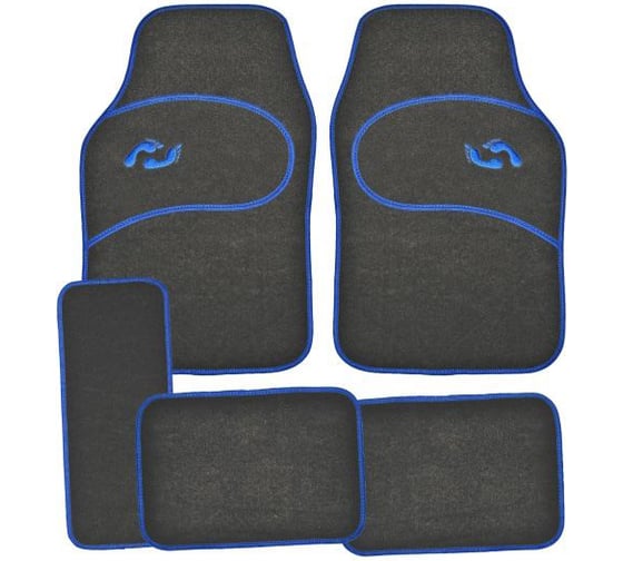 Коврик для салона SKYWAY Arctic-2 5пр. текстильный, черный S01702037 1