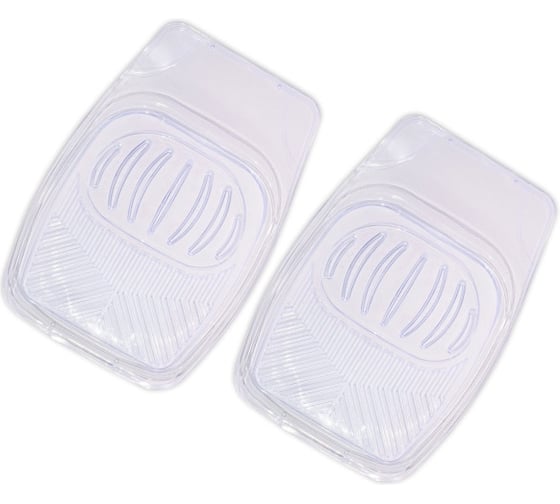 Коврик для салона SKYWAY Rain-1 2пр. ванночка, виниловый, прозрачный TS5001PT-2F CLEAR/S01701013 1