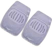 Коврик для салона SKYWAY Rain-1 2пр. ванночка, виниловый, серый, прозрачный TS5001PT-2F GY/S01701014