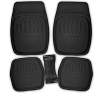 Коврик для салона SKYWAY Rain-2 5пр. ванночка, полиуретановый, черный S01702055