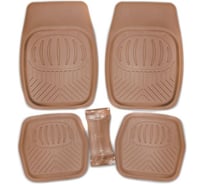 Коврик для салона SKYWAY Rain-2 5пр. ванночка, полиуретановый, бежевый S01702046