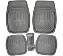 Коврик для салона SKYWAY Rain-2 5пр. ванночка, полиуретановый, серый S01702050