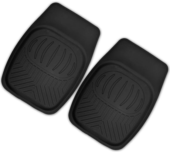 Коврик для салона SKYWAY Rain-2 2пр. ванночка, полиуретановый, черный S01701020 1