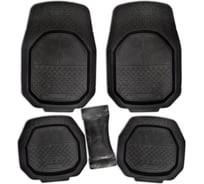 Коврик для салона SKYWAY Rain-4 5пр. ванночка, полиуретановый, черный S01702058