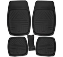Коврик для салона SKYWAY Rain-5 5пр. ванночка, полиуретановый, черный S01702056