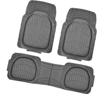 Коврик для салона SKYWAY Rain-6 3пр. ванночка, полиуретановый, серый S01702074