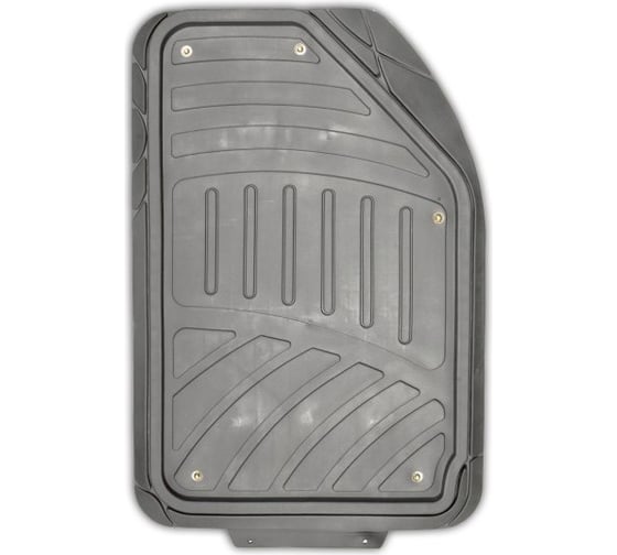 Полиуретановый коврик для салона со съемным ковролином SKYWAY Cold-3 5пр. серый S01702064