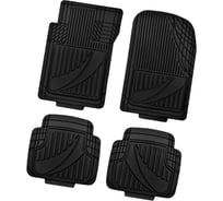 Коврик для салона SKYWAY Hot-9 4пр. полиуретановый, черный S01702085