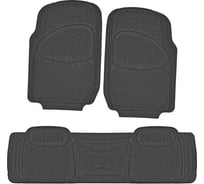 Коврик для салона SKYWAY Hot-3 3пр. полиуретановый, черный S01702006