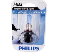 Автолампа PHILIPS HB3, 9005 65 P20d CRISTAL VISION 4300K 12V 1,10 9005CVB1