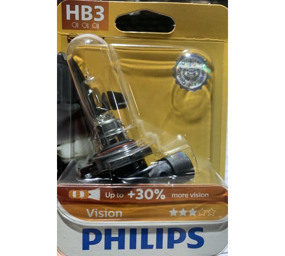 Автолампа PHILIPS HB3/9005 (60) P20d+30% PREMIUM (блистер) 12V 9005PRB1