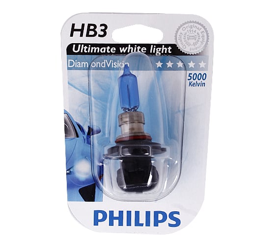 Автолампа PHILIPS HB3, 9005 65 P20d DIAMOND VISION 5000K 12V 1,10 9005DVB1 1