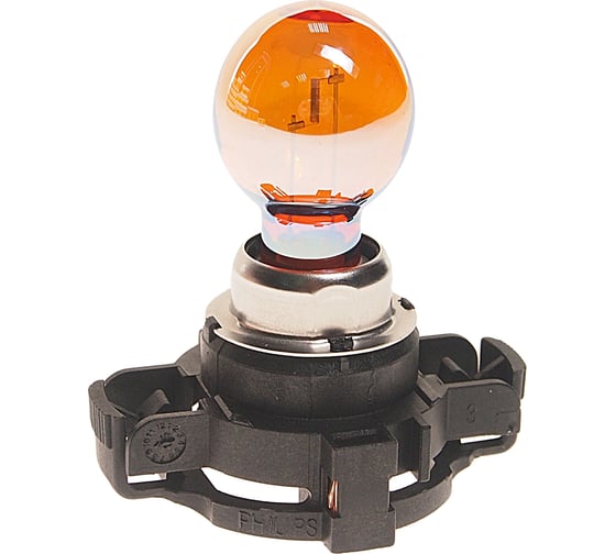 Автолампа PHILIPS PY24W PGU20,4 HALOGEN YELLOW SILVER VISION 12V 1,15 12274SV+C1 1