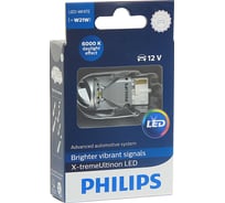 Автолампа PHILIPS W21W LED X-TREME ULTINON 6000K 12V 1 12795X1