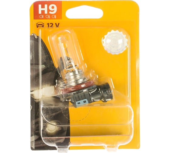 Автолампа PHILIPS H9, 65 PGJ19-5 12V 1,10 12361B1 1