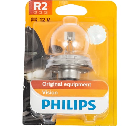 Автолампа PHILIPS R2 45,40 P45t-41+30 Vision 12V 1,10,100 12620B1
