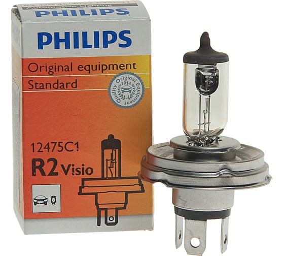 Автолампа PHILIPS R2, 45, 40 P45t-41 12V 1,10,200 12475C1 1