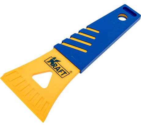 Скребок с резиновой ручкой 18 см KRAFT KT 835234