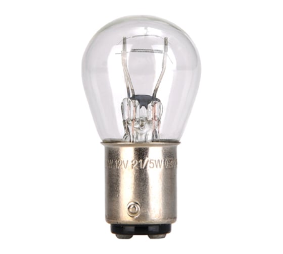 Автомобильные лампы накаливания AUTOPROFI P21/5W, 12V, 21/5W, (BAY15d), 2 шт. блистер AP-P21/5W-B