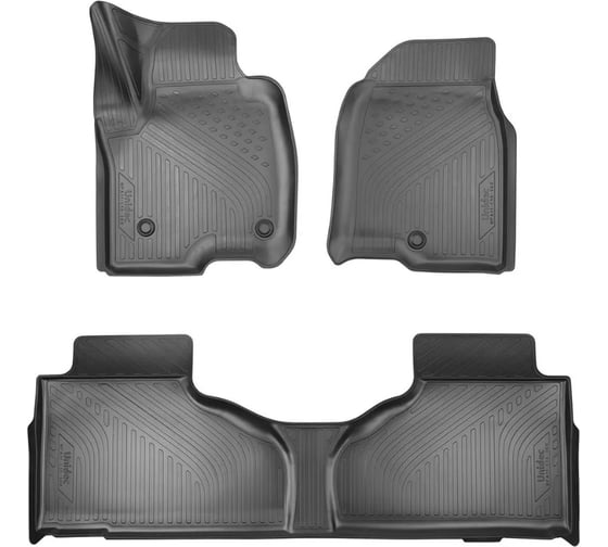 Коврики салонные UNIDEC НОР-ПЛАСТ для Chevrolet Tahoe V 3D, 2020, 1,2 ряд NPA11-C10-360-2