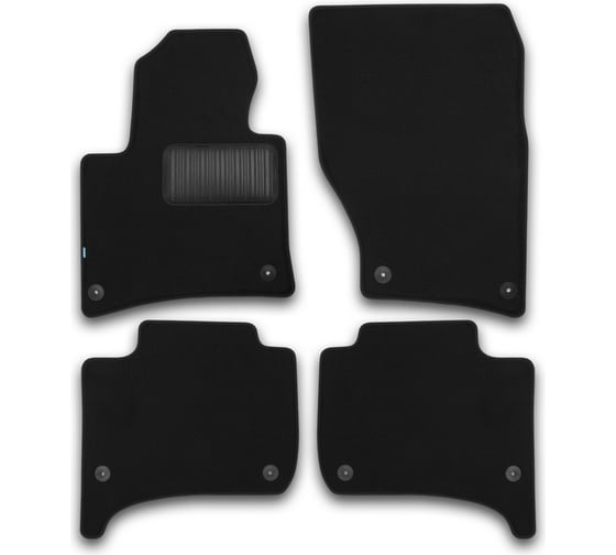 Коврики в салон KLEVER Premium VOLKSWAGEN Touareg 2010-2018, внед., 4 шт. KVR03513622110kh