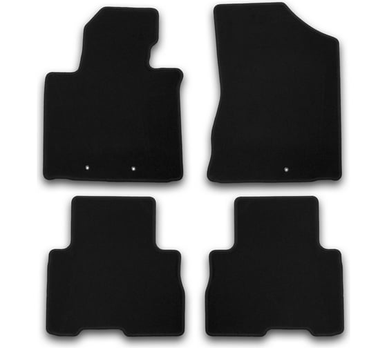 Коврики в салон KLEVER Econom KIA Sorento АКПП 2012-, внед., 4 шт. KVR01254701200k 1
