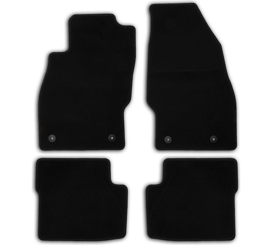 Коврики в салон KLEVER Econom OPEL Corsa D 3D, 5D 2006-, хб., 4 шт. KLEVER01371401200k 1