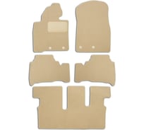Коврики в салон KLEVER Premium TOYOTA Land Cruiser 200, 7 мест, АКПП, 2012- 5 шт. KLEVER04489422112kh