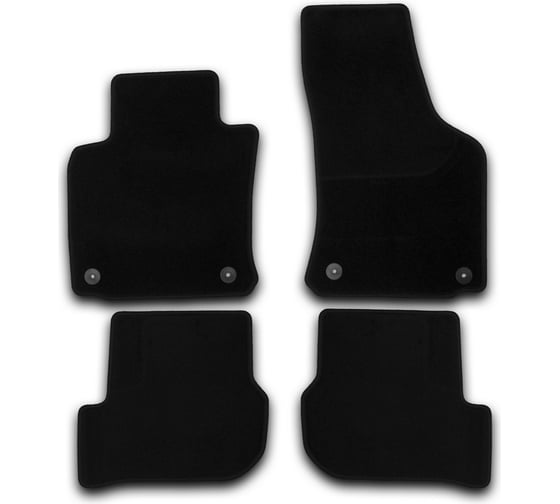 Коврики в салон KLEVER Econom SKODA Octavia 2008-2012, сед., 4 шт.текстиль KLEVER01450801200k 1