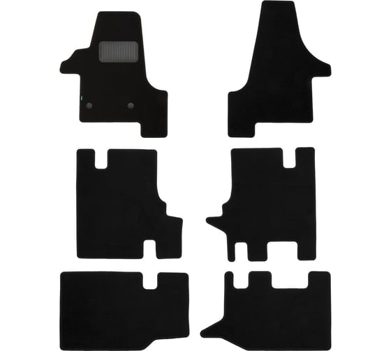 Коврики в салон KLEVER Premium VOLKSWAGEN Transporter T5 2003-, мв., 6 шт. KLEVER03514222110kh