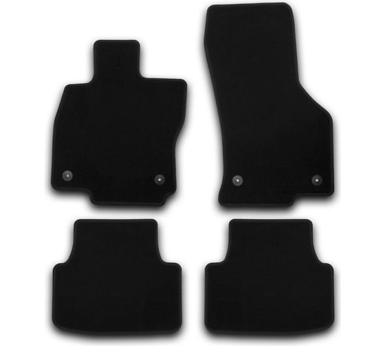 Коврики в салон KLEVER Econom SKODA Octavia 2013-, сед., 4 шт.текстиль KVR01451601200k 1