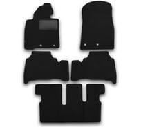 Коврики в салон KLEVER Premium TOYOTA Land Cruiser 200, 7 мест, АКПП, 2012-, внед., 5 шт. KVR03489422110kh
