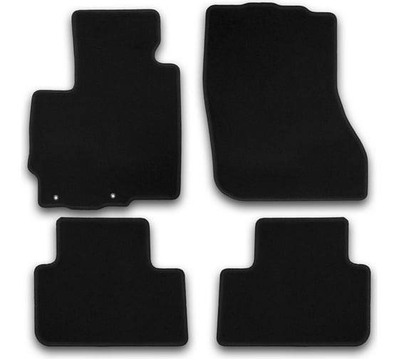 Коврики в салон KLEVER Econom MITSUBISHI ASX, 2010-, кросс., 4 шт. KVR01352501200k 1