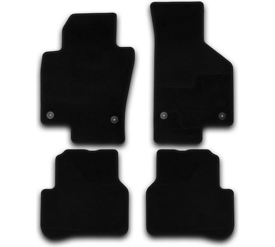 Коврики в салон KLEVER Econom VOLKSWAGEN Passat B7 2011-2014, сед., 4 шт. KLEVER01513401200k 1