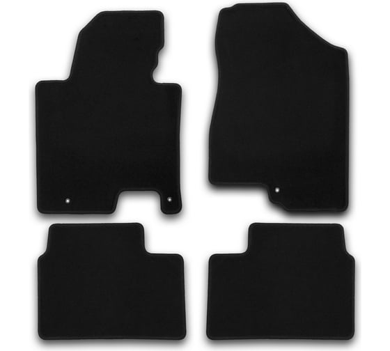 Коврики в салон KLEVER Econom KIA Ceed АКПП 2012-2018, хб., ун., 4 шт. KVR01254501200k 1