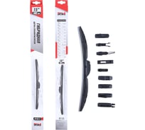 Щетка стеклоочистителя REDMARK гибридная 380 мм Hybrid Line 12 адаптеров RM92015