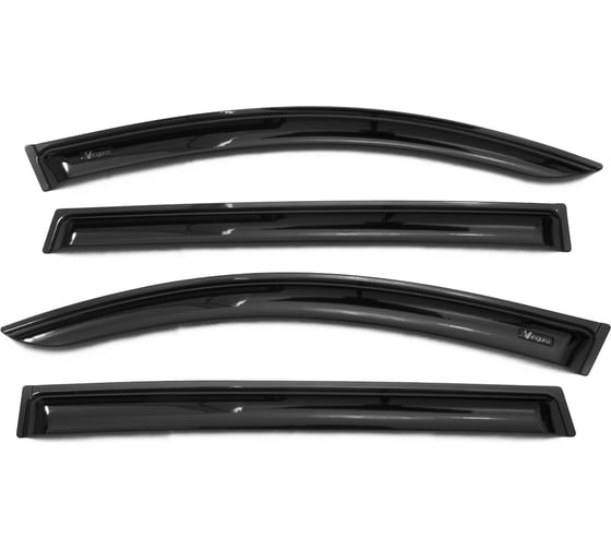 Дефлекторы окон Vinguru Ford Fusion 2002-2012 накладные, скотч, к-т 4 шт. AFV23502