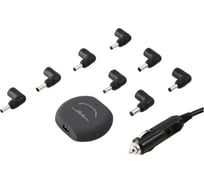 Автомобильный универсальный адаптер для ноутбука Airline 90Вт, с USB, ультра компактный ACH-NC-03