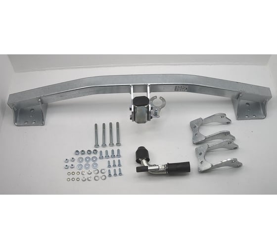 Полностью оцинкованный фаркоп GALIA для Mitsubishi Outlander 2012-2019, 2019-2022 быстросъемный шар M126C