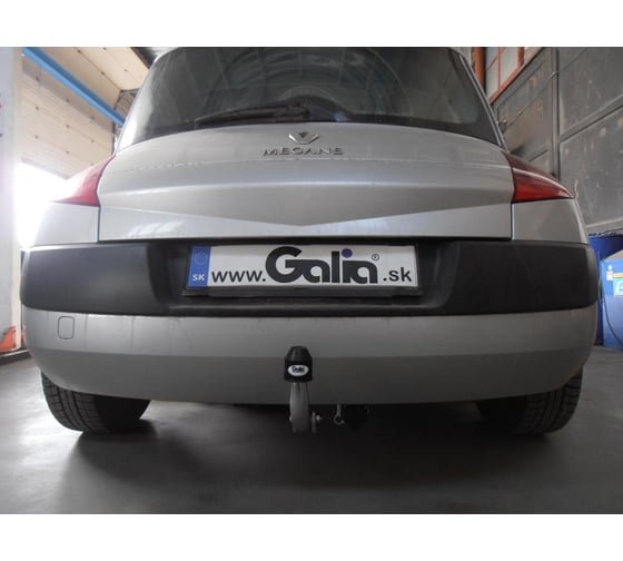 Полностью оцинкованный фаркоп GALIA для Renault Grand Scenic II, Scenic II, Megane II хетчбек 2004-2009 быстросъемный шар R068C