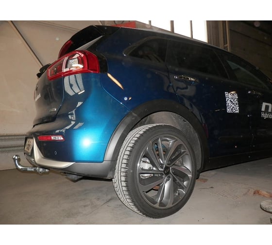 Полностью оцинкованный фаркоп GALIA для Kia Niro 2016-2021 тип шара A K040A