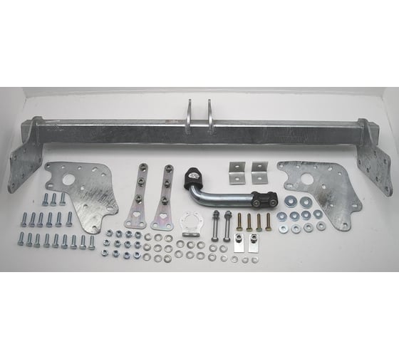 Полностью оцинкованный фаркоп GALIA для Mitsubishi L200 1996-2006, 2006-2015, 2015-2023, Fiat Fullback 2016-2019 тип шара A M120A