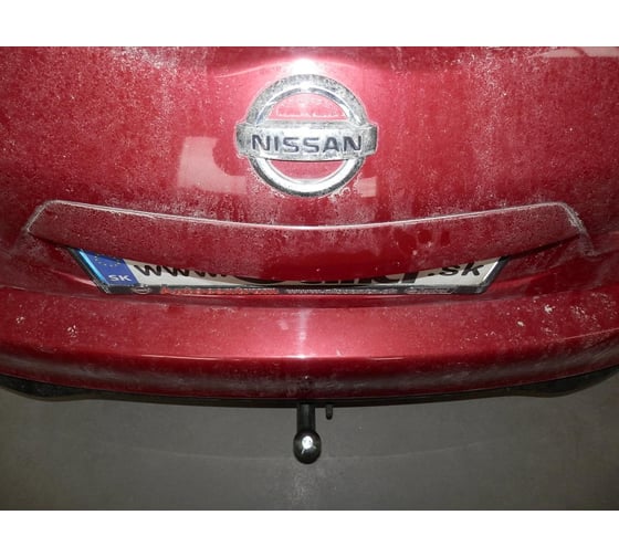 Полностью оцинкованный фаркоп GALIA для Nissan Pulsar 2014-2018 быстросъемный шар N056C