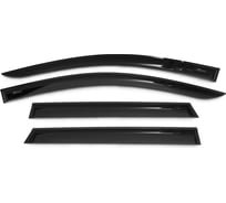 Дефлекторы окон Vinguru Nissan Qashqai II 2013-, крос. накладные, скотч, к-т 4 шт. AFV55813