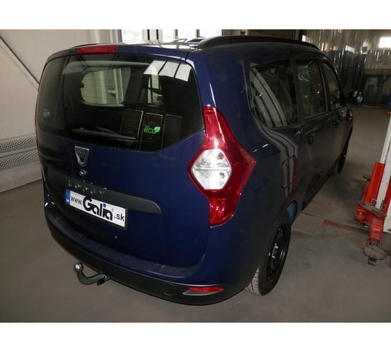 Полностью оцинкованный фаркоп GALIA для Dacia Lodgy 2012-2022 быстросъемный шар D046C