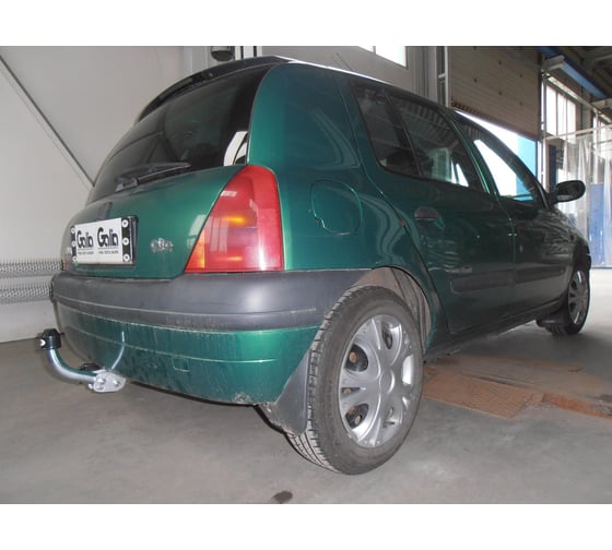 Полностью оцинкованный фаркоп GALIA для Renault Clio 1998-2005 быстросъемный шар R002C